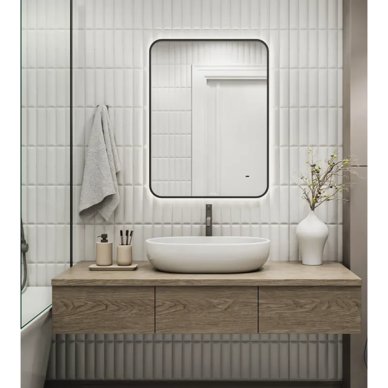 Зеркало в ванную комнату Luster 60x80 см с подсветкой