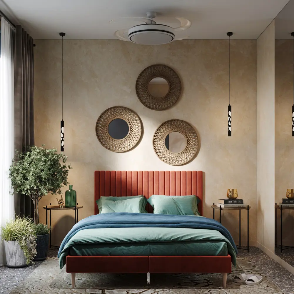 Зеркало декоративное настенное "INSPIRE Rosage" круглое D60