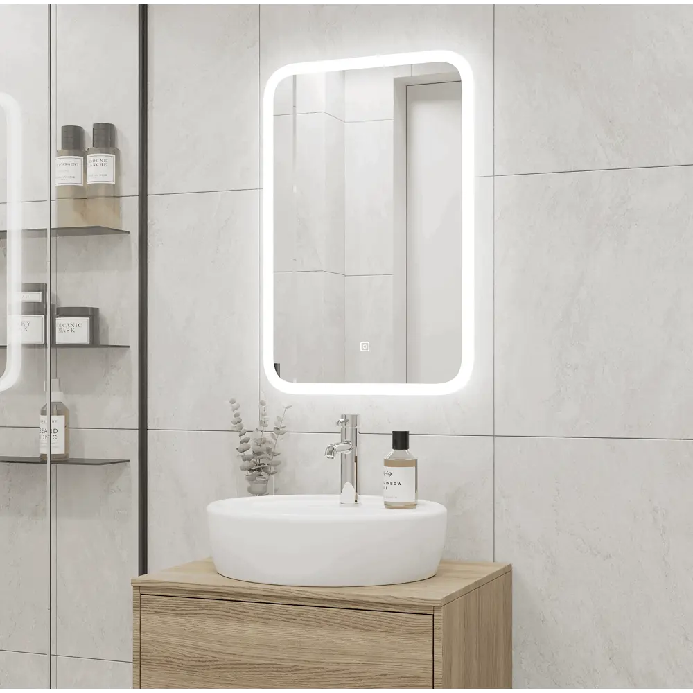 Зеркало для ванной Light Led с подсветкой 40x60 см