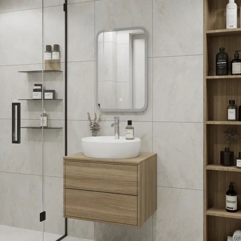 Зеркало для ванной Light Led с подсветкой 40x60 см
