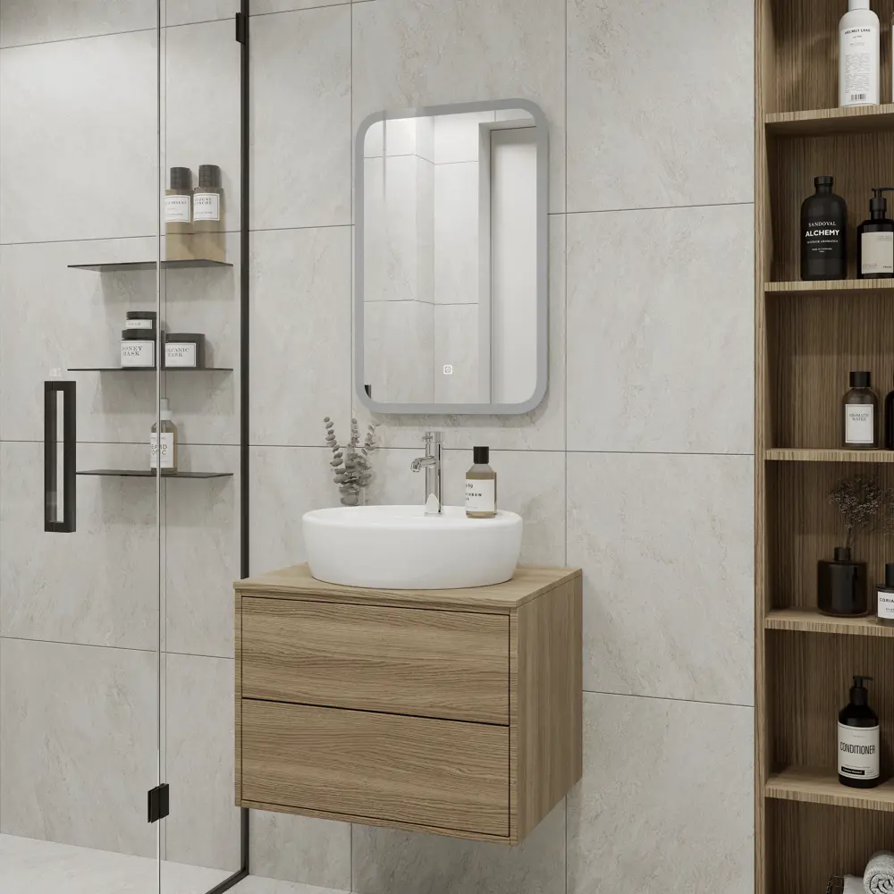 Зеркало для ванной Light Led с подсветкой 40x60 см